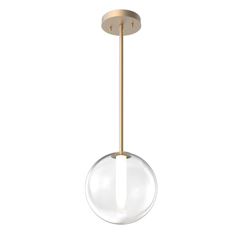 DVI Lighting 1 Light Courcelette Pendant in Chrome Finish Model: DVP27010CH-CL