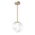 DVI Lighting 1 Light Courcelette Pendant in Chrome Finish Model: DVP27010CH-CL