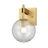 DVI Lighting 1 Light Courcelette Sconce in Chrome Finish Model: DVP27001CH-CL