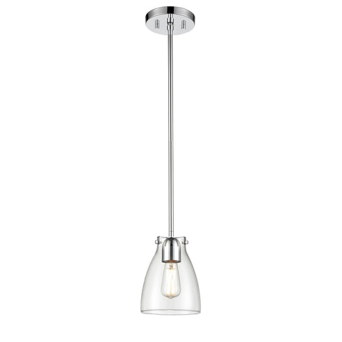 DVI Lighting 1 Light EMMA 1 Light MINI PENDANT in Brass Finish Model: DVP47021BR-CL