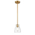 DVI Lighting 1 Light EMMA 1 Light MINI PENDANT in Brass Finish Model: DVP47021BR-CL