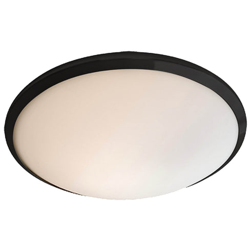 DVI Lighting 1 Light Essex Flush Mount in Buffed Nickle Finish Model: DVP9030BN-OP