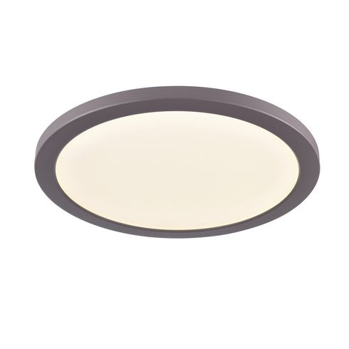 DVI Lighting 1 Light Flush Mount In Matte White And Model: DVP39238MW+MR