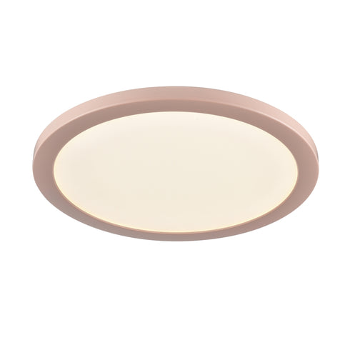 DVI Lighting 1 Light Flush Mount In Matte White And Model: DVP39238MW+MR
