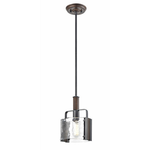 DVI Lighting 1 Light GEORGIAN BAY 1 Light MINI PENDANT in Chrome and Buffed Nickel Finish Model: DVP42921CH+BN-ARW