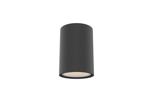 DVI Lighting 1 Light GIMLI 1 Light FLUSHMOUNT in Matte White and Black Finish Model: DVP49128MW+BK