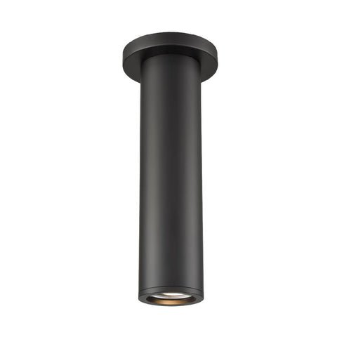 DVI Lighting 1 Light GIMLI FLUSHMOUNT in Matte White and Black Finish Model: DVP49142MW+BK