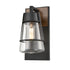 DVI Lighting 1 Light LAKE OF THE WOODS OD SCONCE in Black Finish Model: DVP44472BK-CL
