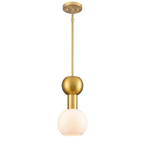 DVI Lighting 1 Light LILLOOET MINI PENDANT in Brass Finish Model: DVP49421BR-TO