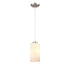 DVI Lighting 1 Light MANITOU MINI PENDANT in Buffed Nickel Finish Model: DVP47121BN-OP