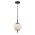 DVI Lighting 1 Light MOUNT PEARL MINI PENDANT in Brass Finish Model: DVP40021BR-RIO