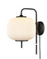 DVI Lighting 1 Light MOUNT PEARL SCONCE in Brass Finish Model: DVP40001BR-RIO