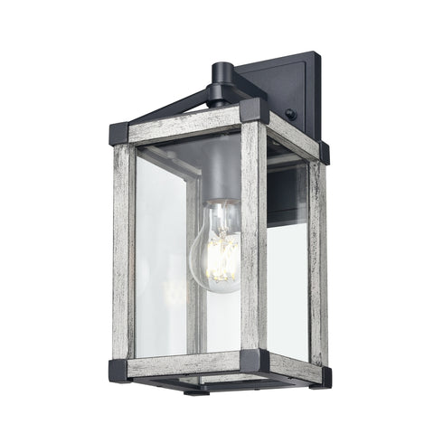 DVI Lighting 1 Light NIPIGON SMALL OD SCONCE in Black Finish Model: DVP41271BK-CL