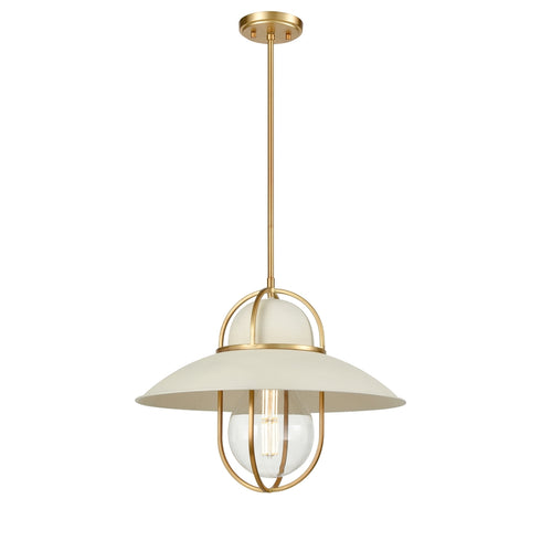 DVI Lighting 1 Light PEGGY'S COVE PENDANT in Graphite and Satin Nickel Finish Model: DVP31005GR+SN