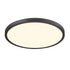 DVI Lighting 1 Light POLARIS 12 Inch LED FLUSHMOUNT in Matte Black Finish Model: DVP39738MB-3K