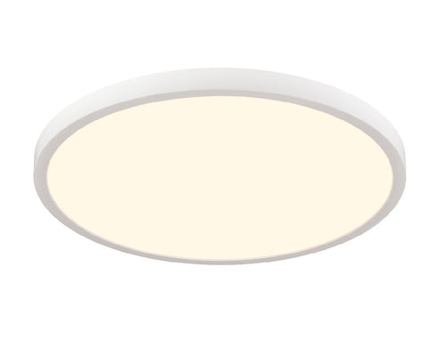 DVI Lighting 1 Light POLARIS 12 Inch LED FLUSHMOUNT in Matte Black Finish Model: DVP39738MB-3K