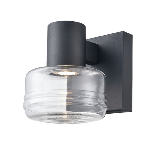 DVI Lighting 1 Light ROUGE VALLEY OD LARGE SCONCE in Black Finish Model: DVP47273BK-RPG