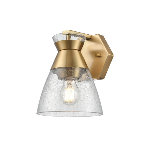 DVI Lighting 1 Light SUNNYBROOK 1 Light SCONCE in Brass Finish Model: DVP47401BR-CRK