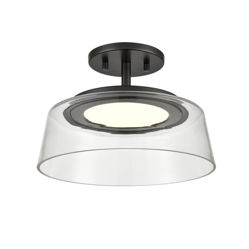 DVI Lighting 1 Light TRIPTYCH 11.5 Inch DUAL MOUNT in Graphite Finish Model: DVP46720GR-CL