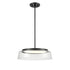 DVI Lighting 1 Light TRIPTYCH 16 Inch DUAL MOUNT in Graphite Finish Model: DVP46708GR-CL