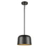 DVI Lighting 1 Light TUQUE 10 Inch LED MINI PENDANT in Graphite Finish Model: DVP40921GR