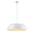 DVI Lighting 1 Light TUQUE 20 Inch MED LED PENDANT in Graphite Finish Model: DVP40905GR