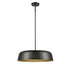 DVI Lighting 1 Light TUQUE 26 Inch LARGE LED PENDANT in Graphite Finish Model: DVP40924GR