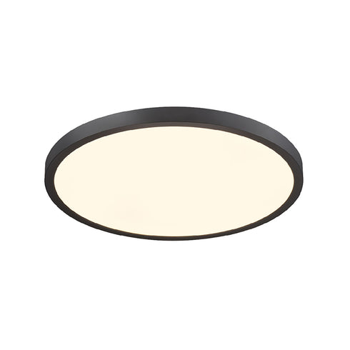 DVI Lighting 1 Light TYPHOON 12 Inch LED FLUSHMOUNT in Matte Black Finish Model: DVP39638MB