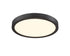 DVI Lighting 1 Light TYPHOON 7 Inch LED FLUSHMOUNT in Matte Black Finish Model: DVP39618MB