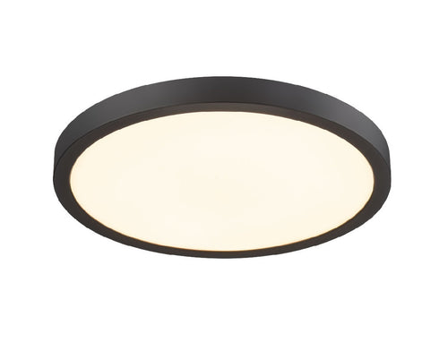 DVI Lighting 1 Light TYPHOON 9 Inch LED FLUSHMOUNT in Matte Black Finish Model: DVP39628MB