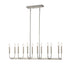 DVI Lighting 12 Light OLIVIA 12 Light LINEAR in Multiple Finishes and Graphite Finish Model: DVP44002MF+GR