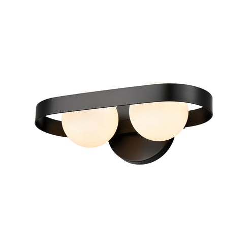 DVI Lighting 2 Light ATWOOD 2 Light VANITY in Ebony Finish Model: DVP45022EB-OP