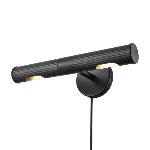 DVI Lighting 2 Light BOUVIER 15 Inch 2 Light VANITY in Ebony Finish Model: DVP36901EB