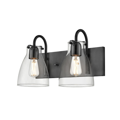 DVI Lighting 2 Light EMMA 2 Light VANITY in Brass Finish Model: DVP47022BR-CL