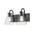 DVI Lighting 2 Light EMMA 2 Light VANITY in Brass Finish Model: DVP47022BR-CL