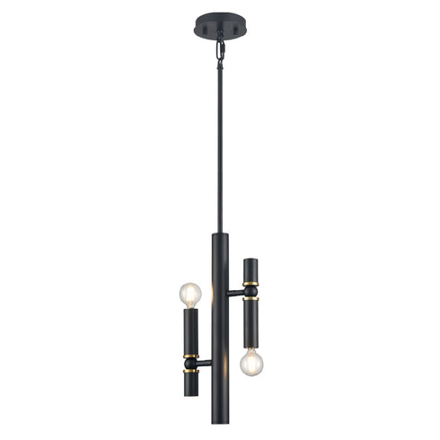 DVI Lighting 2 Light KLONDIKE 2 Light PENDANT in Multiple Finishes and Ebony Finish Model: DVP42821EB+MF