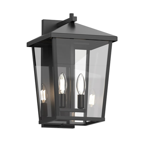 DVI Lighting 2 Light LAURENTIAN 2 Light OD SCONCE in Black Finish Model: DVP30091BK-CL