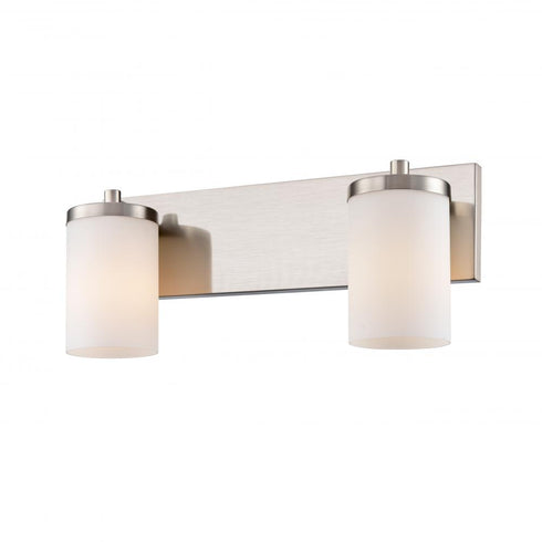 DVI Lighting 2 Light RIVERVIEW 2 Light VANITY in Satin Nickel Finish Model: DVP14022SN-OP
