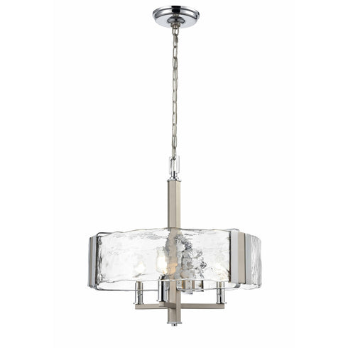 DVI Lighting 3 Light GEORGIAN BAY 3 Light CHANDELIER in Chrome and Buffed Nickel Finish Model: DVP42923CH+BN-ARW