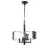 DVI Lighting 3 Light GEORGIAN BAY 3 Light CHANDELIER in Chrome and Buffed Nickel Finish Model: DVP42923CH+BN-ARW
