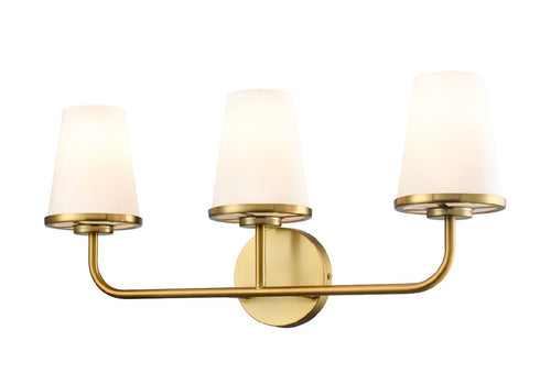 DVI Lighting 3 Light KANATA 3 Light VANITY in Brass Finish Model: DVP48043BR-OP
