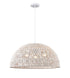 DVI Lighting 3 Light LAC DU BONNET 26 Inch 3 Light PENDANT in Black Finish Model: DVP44248BK-BY