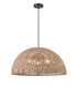 DVI Lighting 3 Light LAC DU BONNET 26 Inch 3 Light PENDANT in Black Finish Model: DVP44248BK-BY