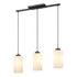 DVI Lighting 3 Light MANITOU 3 Light LINEAR PENDANT in Buffed Nickel Finish Model: DVP47153BN-OP