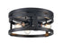 DVI Lighting 3 Light OAKHURST 3 Light FLUSH MOUNT in Ebony Finish Model: DVP40332EB
