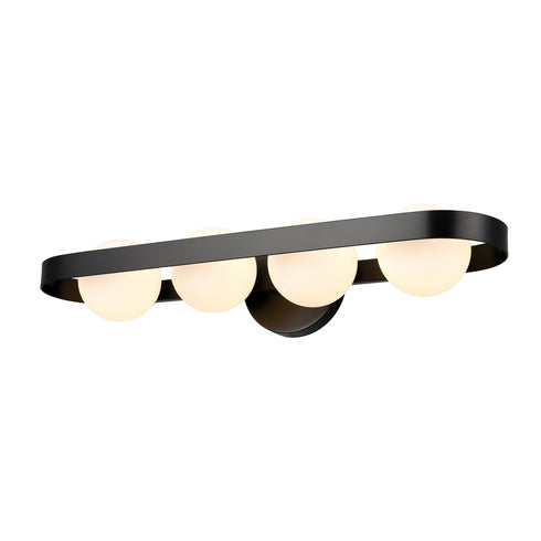 DVI Lighting 4 Light ATWOOD 4 Light VANITY in Ebony Finish Model: DVP45044EB-OP