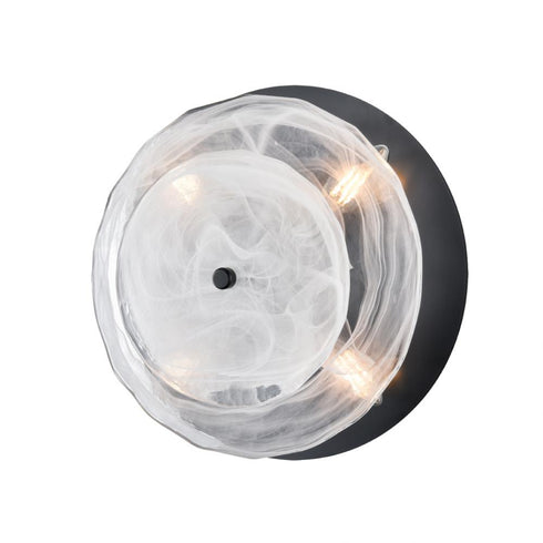 DVI Lighting 4 Light CAROUSEL 4 Light FLUSHMOUNT in Brass Finish Model: DVP36528BR-MS