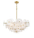 DVI Lighting 4 Light CAROUSEL 4 Light PENDANT in Brass Finish Model: DVP36525BR-MS