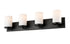 DVI Lighting 4 Light Dieppe 4 Light Vanity in Ebony Finish Model: DVP0444EB-OP