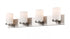 DVI Lighting 4 Light Dieppe 4 Light Vanity in Ebony Finish Model: DVP0444EB-OP